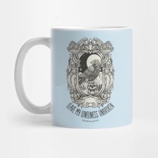 Edgar Allan Poe, Nevermore Raven Bookish Mug